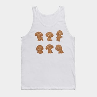 Toy-Poodle of various poses Tank Top